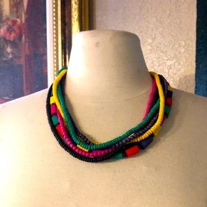 A very 80s fashion necklace